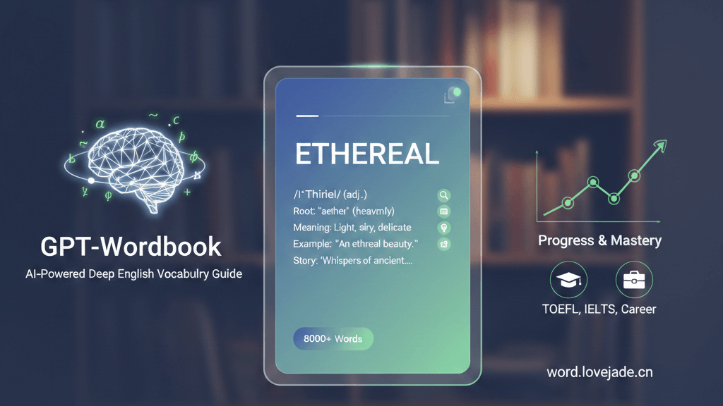 智析单词书 - AI 驱动的深度英语词汇学习平台